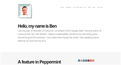 Desktop Screenshot of benpeacock.com